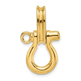 14k-3-d-medium-shackle-charm-SolomonJeweler-Wichita-KS-CustomJewelry