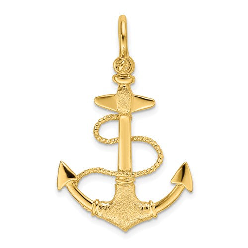 14k-3-d-textured-anchor-w-rope-and-shackle-bail-charm-SolomonJeweler-Wichita-KS-CustomJewelry
