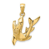 14k-2-d-polished-shark-charm-SolomonJeweler-Wichita-KS-CustomJewelry