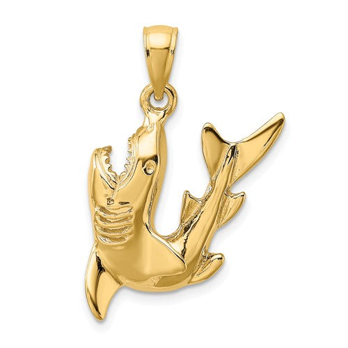14k-2-d-polished-shark-charm-SolomonJeweler-Wichita-KS-CustomJewelry