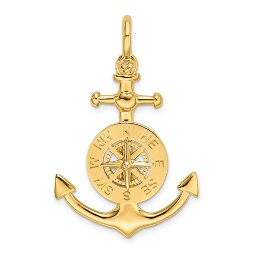14k-3-d-small-anchor-w-nautical-compass-charm-SolomonJeweler-Wichita-KS-CustomJewelry