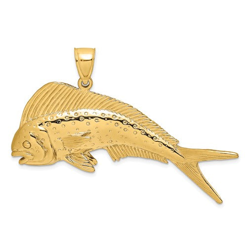 14k-2-d-female-dorado-mahi-mahi-charm-SolomonJeweler-Wichita-KS-CustomJewelry