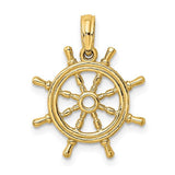 14k-3-d-ships-wheel-charm-SolomonJeweler-Wichita-KS-CustomJewelry
