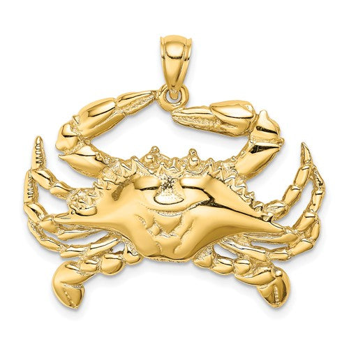 14k-blue-crab-charm-SolomonJeweler-Wichita-KS-CustomJewelry