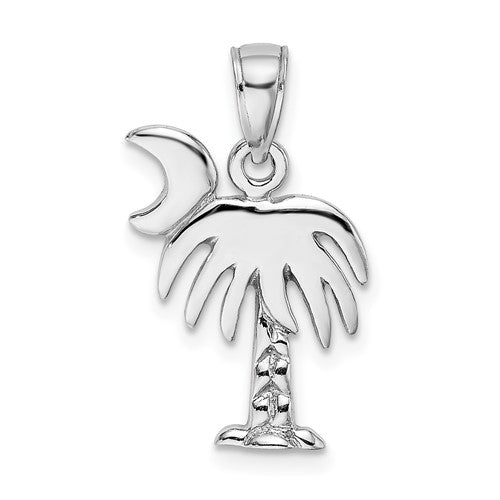 14k-white-gold-polished-charleston-palm-tree-charm-SolomonJeweler-Wichita-KS-CustomJewelry