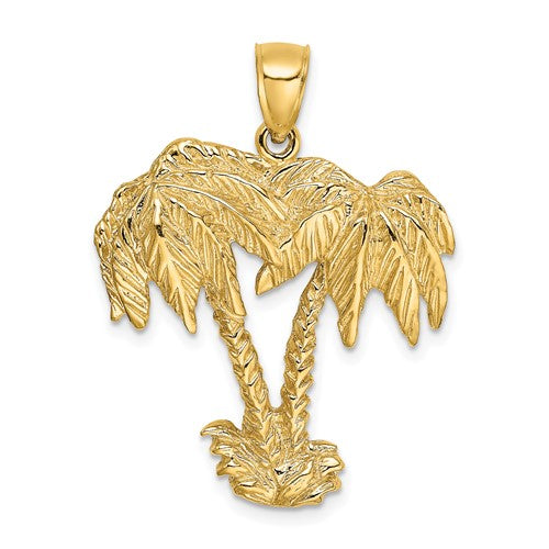 14k-2-d-double-palm-tree-charm-SolomonJeweler-Wichita-KS-CustomJewelry