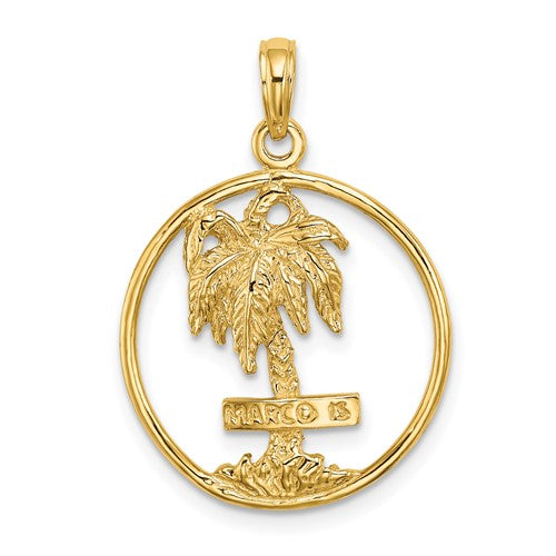 14k-marco-is-palm-tree-round-charm-SolomonJeweler-Wichita-KS-CustomJewelry