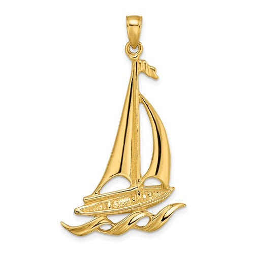 14k-sailboat-with-waves-pendant-SolomonJeweler-Wichita-KS-CustomJewelry