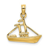 14k-3-d-cargo-ship-w-tug-boat-charm-SolomonJeweler-Wichita-KS-CustomJewelry