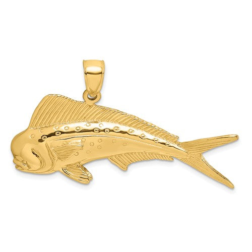 14k-2-d-male-dorado-mahi-mahi-charm-SolomonJeweler-Wichita-KS-CustomJewelry