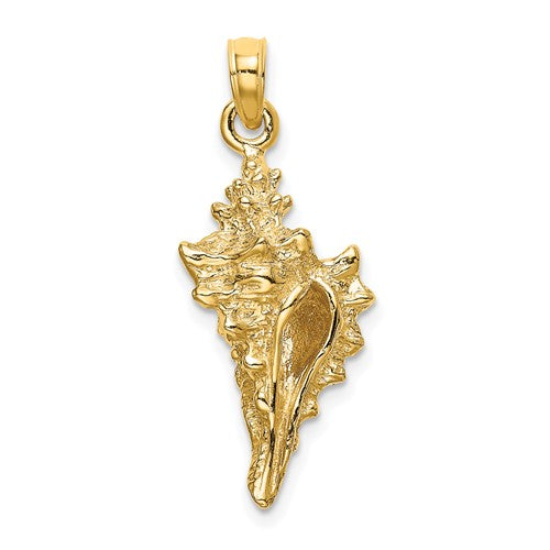14k-3-d-conch-shell-charm-SolomonJeweler-Wichita-KS-CustomJewelry