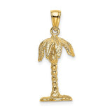 14k-3-d-textured-palm-tree-charm-SolomonJeweler-Wichita-KS-CustomJewelry