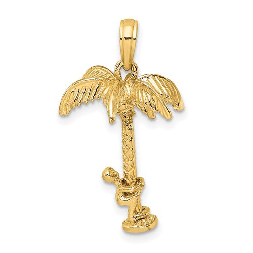 14k-3-d-palm-tree-w-moveable-man-charm-SolomonJeweler-Wichita-KS-CustomJewelry