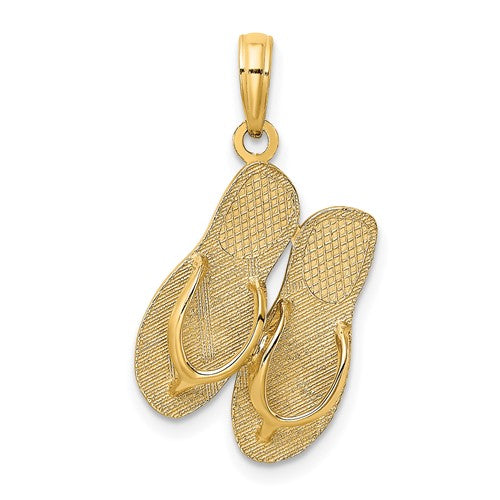 14k-large-san-diego-double-flip-flop-charm-SolomonJeweler-Wichita-KS-CustomJewelry