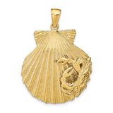 14k-scallop-shell-with-crab-pendant-SolomonJeweler-Wichita-KS-CustomJewelry