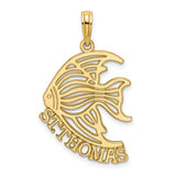 14k-polished-st-thomas-angelfish-charm-SolomonJeweler-Wichita-KS-CustomJewelry