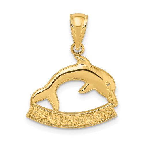 14k-polished-barbados-dolphin-charm-SolomonJeweler-Wichita-KS-CustomJewelry