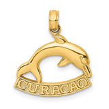 14k-2-d-curacao-under-polished-dolphin-charm-SolomonJeweler-Wichita-KS-CustomJewelry