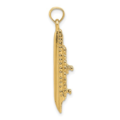 14k-3-d-polished-cruise-ship-charm-SolomonJeweler-Wichita-KS-CustomJewelry
