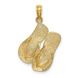 14k-3d-sanibel-island-w-large-double-flip-flop-charm-SolomonJeweler-Wichita-KS-CustomJewelry