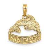 14k-san-diego-banner-dolphins-charm-SolomonJeweler-Wichita-KS-CustomJewelry