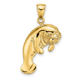 14k-2-d-polished-manatee-charm-SolomonJeweler-Wichita-KS-CustomJewelry