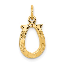 14k-solid-polished-horseshoe-charm-SolomonJeweler-Wichita-KS-CustomJewelry
