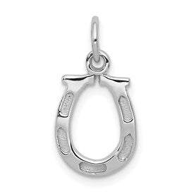 14k-white-gold-solid-polished-horseshoe-charm-SolomonJeweler-Wichita-KS-CustomJewelry
