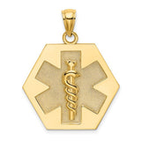 14k-textured-back-caduceus-medical-disc-SolomonJeweler-Wichita-KS-CustomJewelry