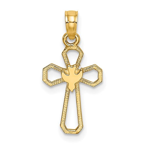 14k-cut-out-cross-w-dove-charm-SolomonJeweler-Wichita-KS-CustomJewelry