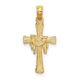 14k-cross-w-drape-charm-SolomonJeweler-Wichita-KS-CustomJewelry