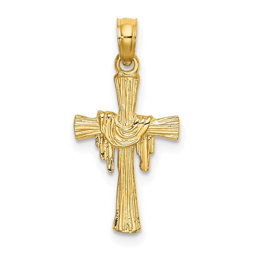 14k-cross-w-drape-charm-SolomonJeweler-Wichita-KS-CustomJewelry