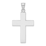 14k-white-gold-large-block-cross-w-open-back-charm-SolomonJeweler-Wichita-KS-CustomJewelry
