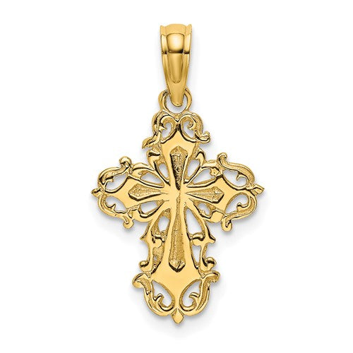 14k-cut-out-delicate-cross-charm-SolomonJeweler-Wichita-KS-CustomJewelry