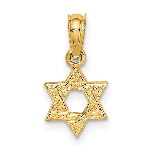 14k-mini-star-of-david-w-engraved-swirl-charm-SolomonJeweler-Wichita-KS-CustomJewelry
