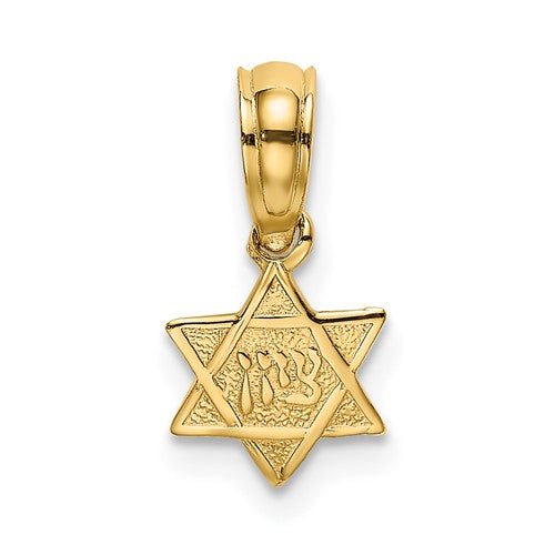 14k-engraved-mini-star-of-david-charm-SolomonJeweler-Wichita-KS-CustomJewelry