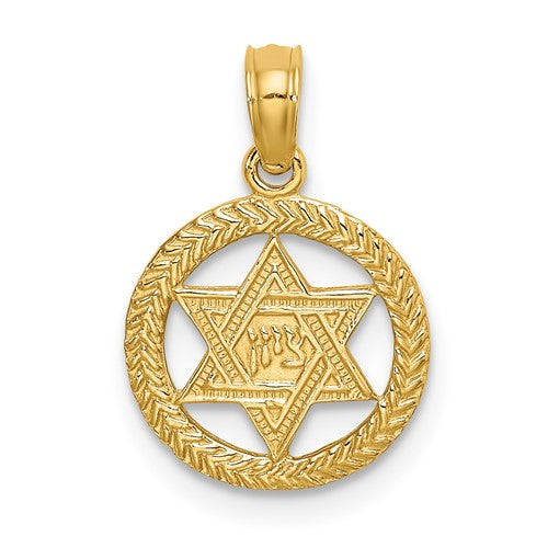 14k-engraved-star-of-david-in-circle-charm-SolomonJeweler-Wichita-KS-CustomJewelry