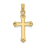 14k-2-d-polished-cross-charm-SolomonJeweler-Wichita-KS-CustomJewelry