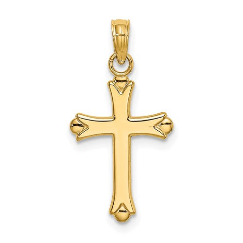14k-2-d-polished-cross-charm-SolomonJeweler-Wichita-KS-CustomJewelry