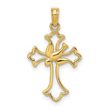14k-cut-out-dove-center-cross-charm-SolomonJeweler-Wichita-KS-CustomJewelry