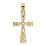 14k-engraved-cross-w-flared-tips-charm-SolomonJeweler-Wichita-KS-CustomJewelry