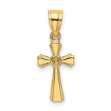 14k-mini-cross-charm-SolomonJeweler-Wichita-KS-CustomJewelry