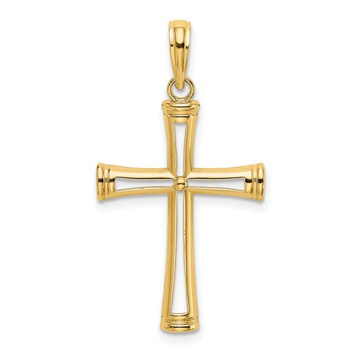 14k-polished-and-cut-out-cross-SolomonJeweler-Wichita-KS-CustomJewelry