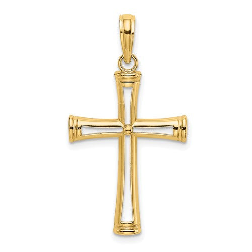 14k-polished-and-cut-out-cross-SolomonJeweler-Wichita-KS-CustomJewelry