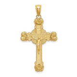 14k-crucifix-w-sunburst-charm-SolomonJeweler-Wichita-KS-CustomJewelry