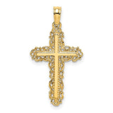 14k-cross-w-filigree-lace-trim-charm-SolomonJeweler-Wichita-KS-CustomJewelry