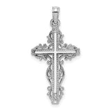 14k-white-gold-cross-w-lace-trim-charm-SolomonJeweler-Wichita-KS-CustomJewelry