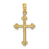 14k-cross-w-spade-tip-edges-charm-SolomonJeweler-Wichita-KS-CustomJewelry