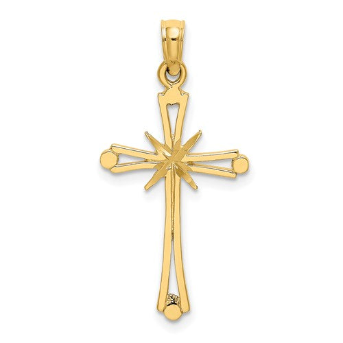 14k-d-c-w-x-center-on-cross-charm-SolomonJeweler-Wichita-KS-CustomJewelry