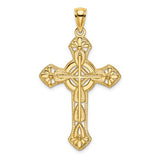 14k-cut-out-floral-cross-pendant-SolomonJeweler-Wichita-KS-CustomJewelry